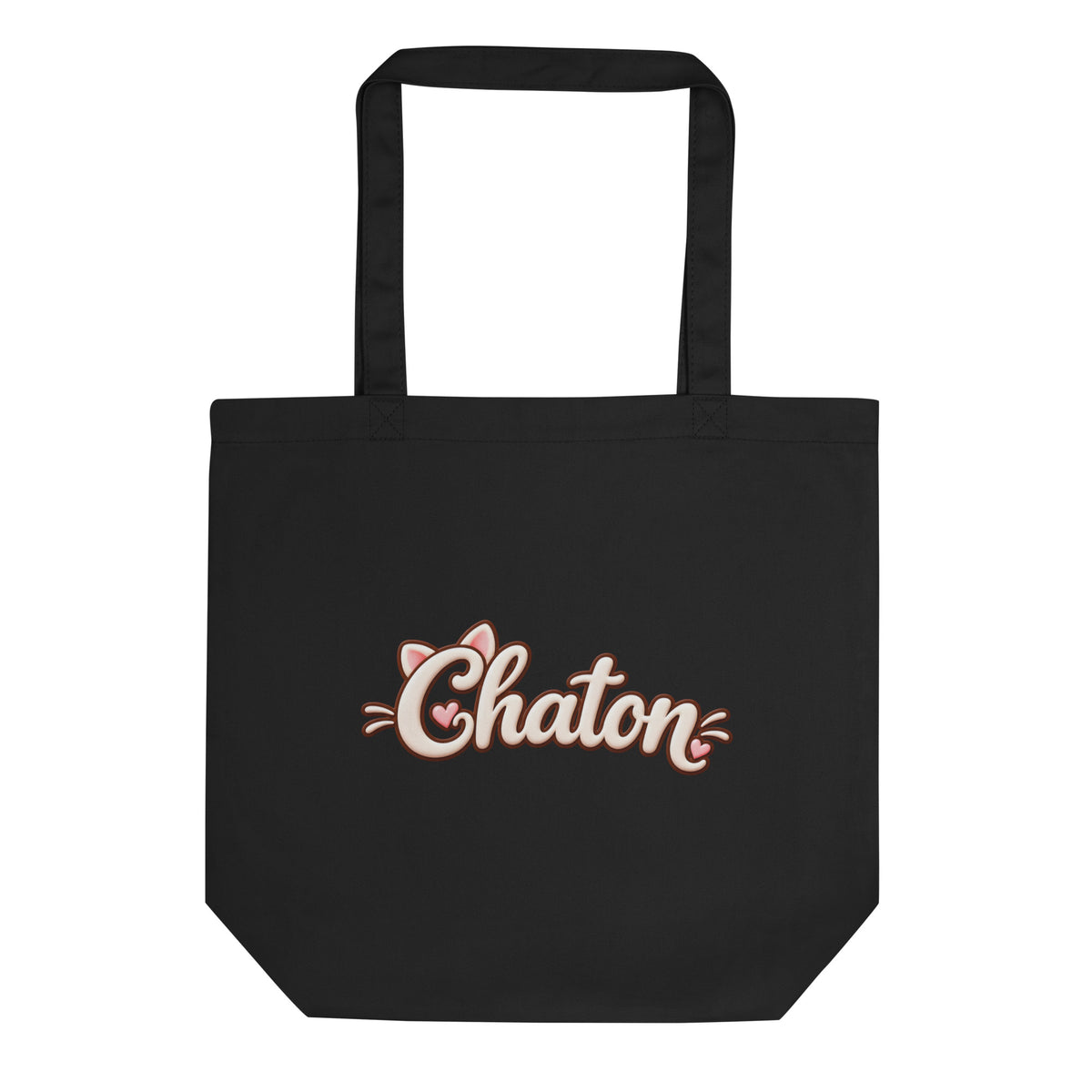 Tote bag Chaton en lettrage