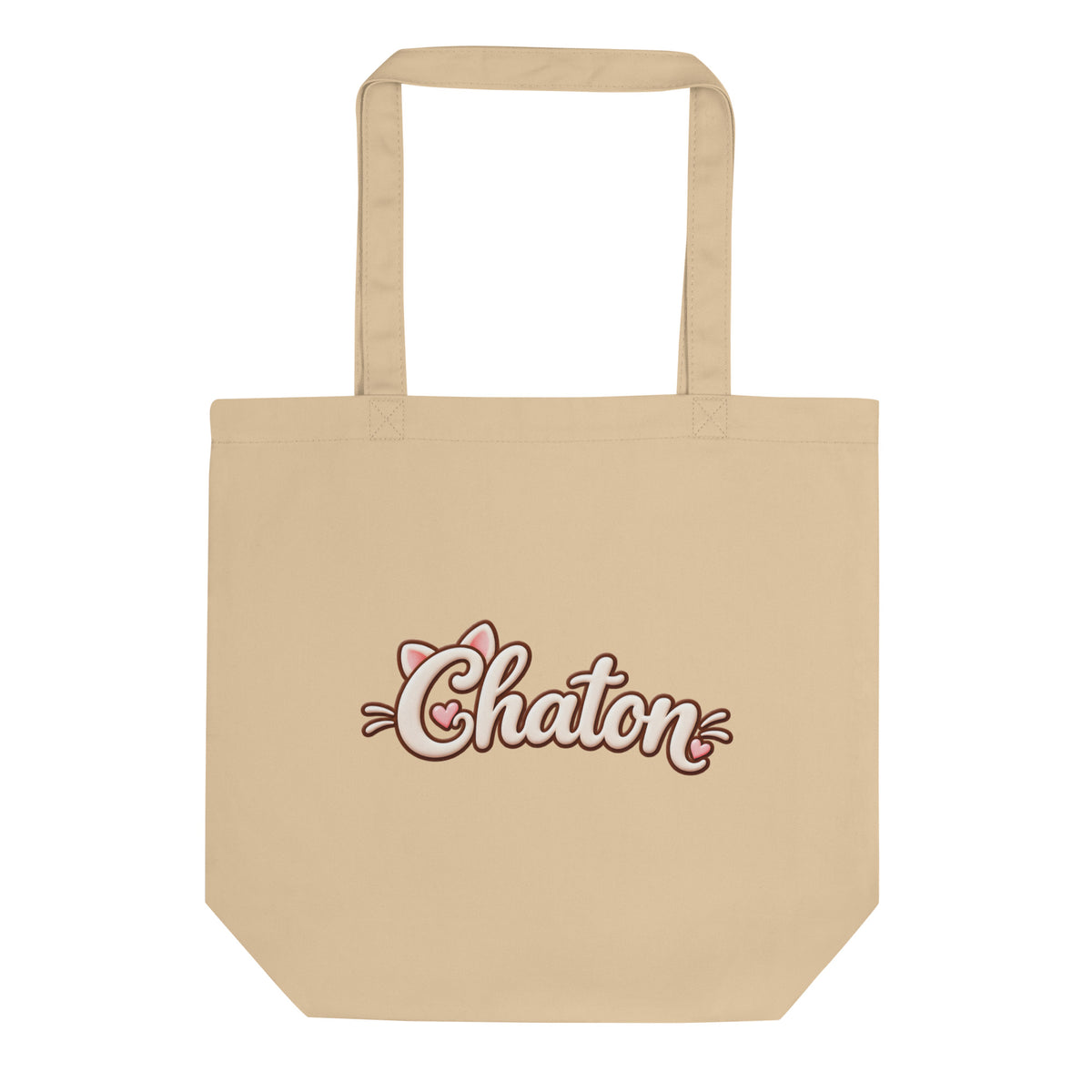 Tote bag Chaton en lettrage