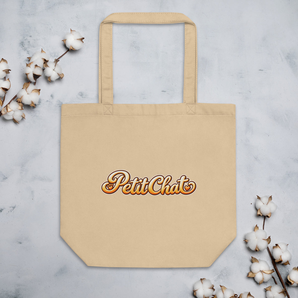 Tote bag Petit Chat en lettrage