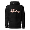 Hoodie unisexe noir Chaton en lettrage